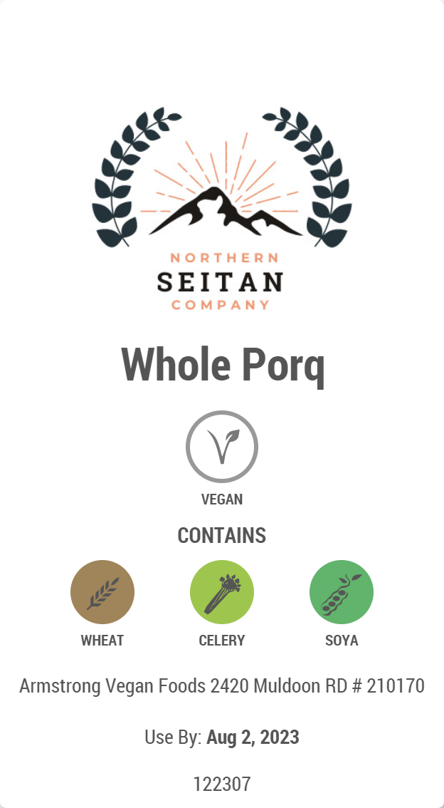 Porq Seitan - Whole - (Retail)